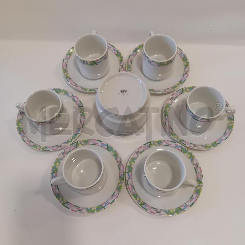 TAZZINE X6 + ZUCCHERIERA PORCELLANA ANCAP SONA  | Mercatino dell'Usato Cesenatico 4