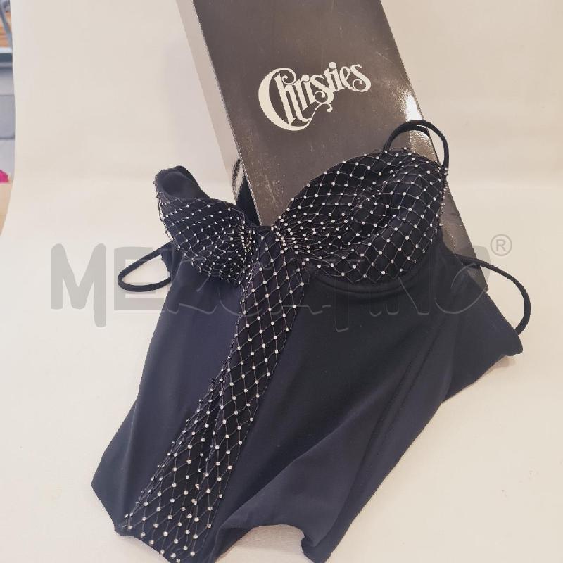 TOP CHRISTIES NERO PERLINE  | Mercatino dell'Usato Cesenatico 5
