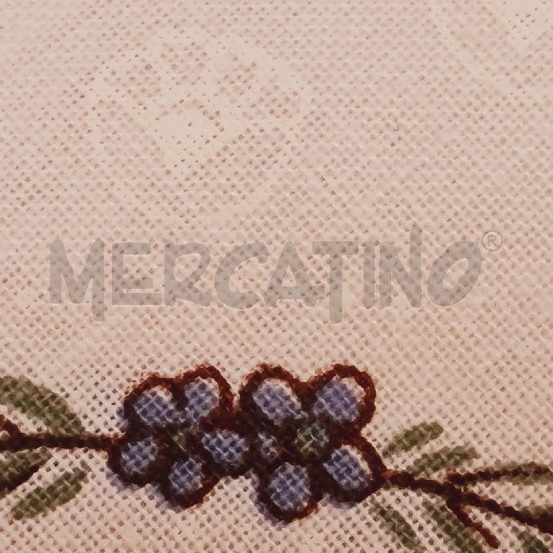 TOVAGLIA OVALE  12 TOVAGLIOLI PANNA FIORI | Mercatino dell'Usato Cesenatico 3