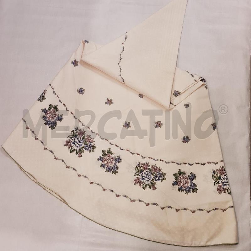 TOVAGLIA OVALE  12 TOVAGLIOLI PANNA FIORI | Mercatino dell'Usato Cesenatico 5