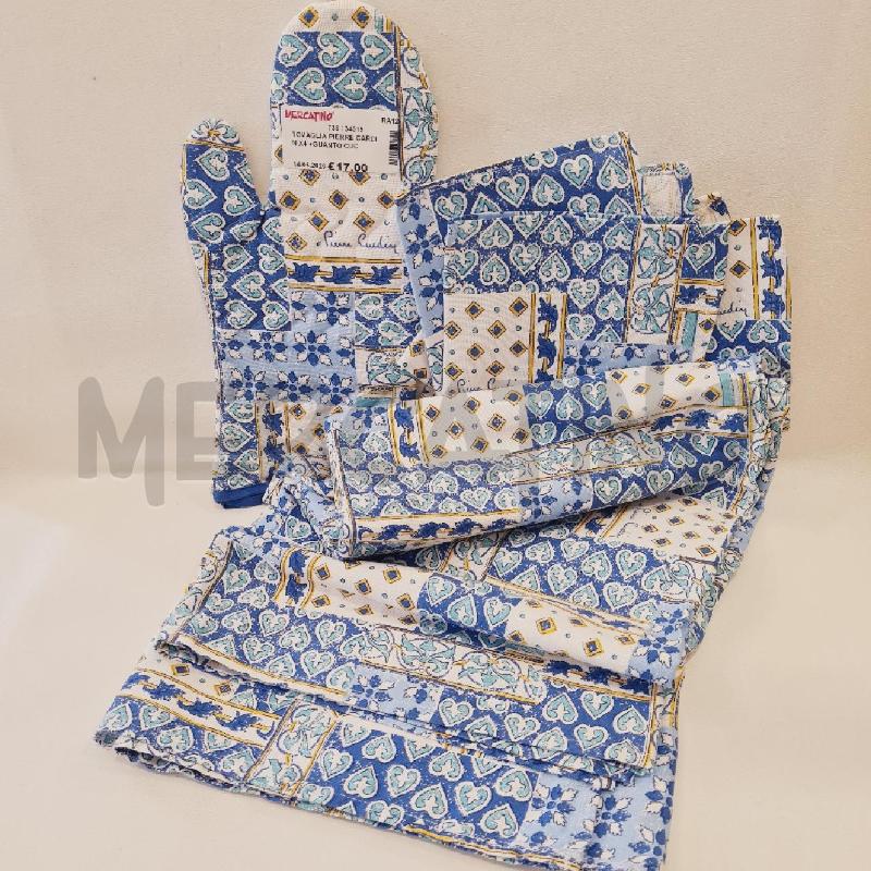 TOVAGLIA PIERRE CARDIN X4 +GUANTO CUCINA | Mercatino dell'Usato Cesenatico 1