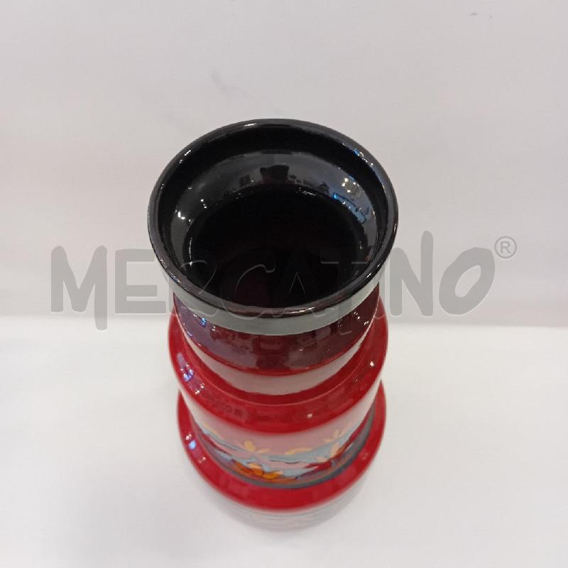 VASO ROSSO GRECHE BLU GIALLE | Mercatino dell'Usato Cesenatico 2