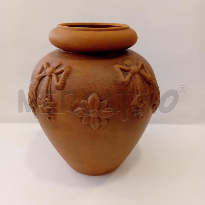 VASO TERRACOTTA  RILIEVI | Mercatino dell'Usato Cesenatico 1