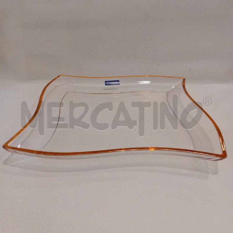 VASSOIO VILLEROY&BOCH TRASPARENTE ARANCIO | Mercatino dell'Usato Cesenatico 3
