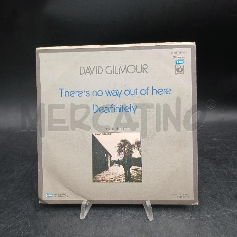 45 GIRI DAVID GILMOUR | Mercatino dell'Usato Roma garbatella 2