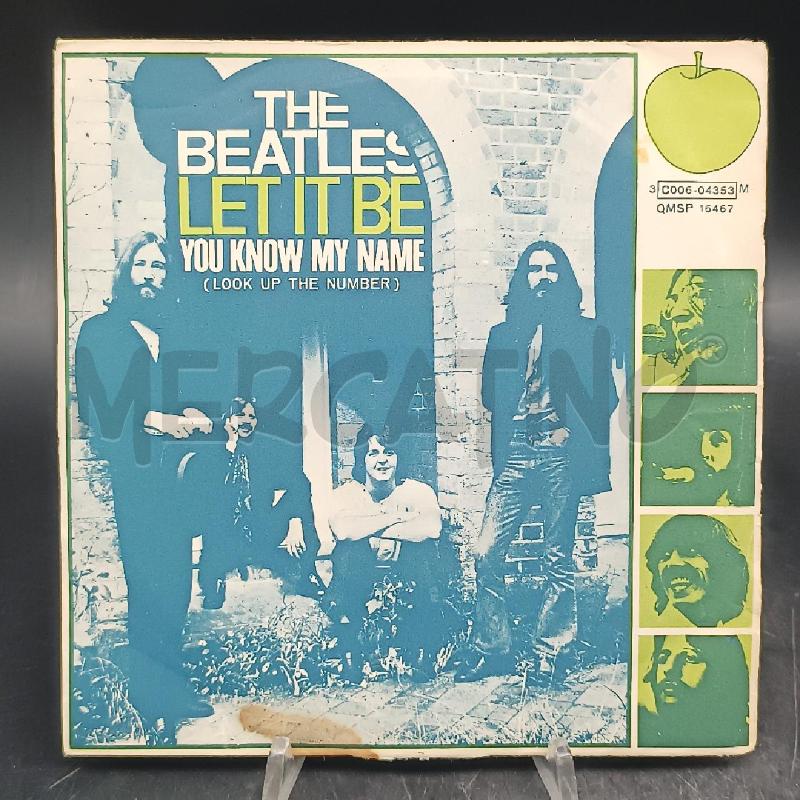 45 GIRI THE BEATLES LET IT BE  | Mercatino dell'Usato Roma garbatella 1