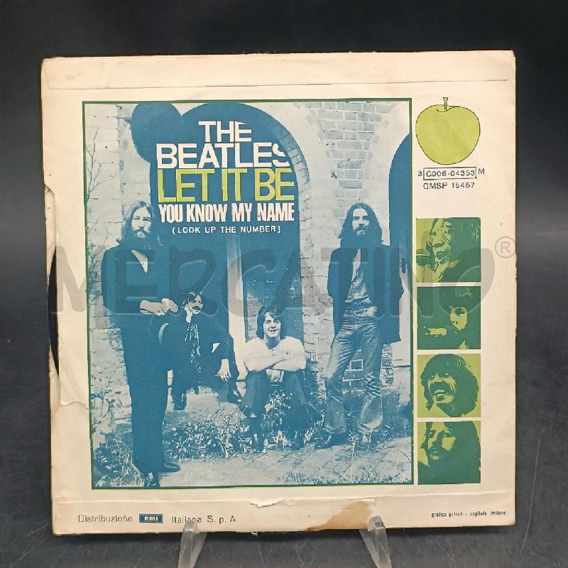 45 GIRI THE BEATLES LET IT BE  | Mercatino dell'Usato Roma garbatella 2