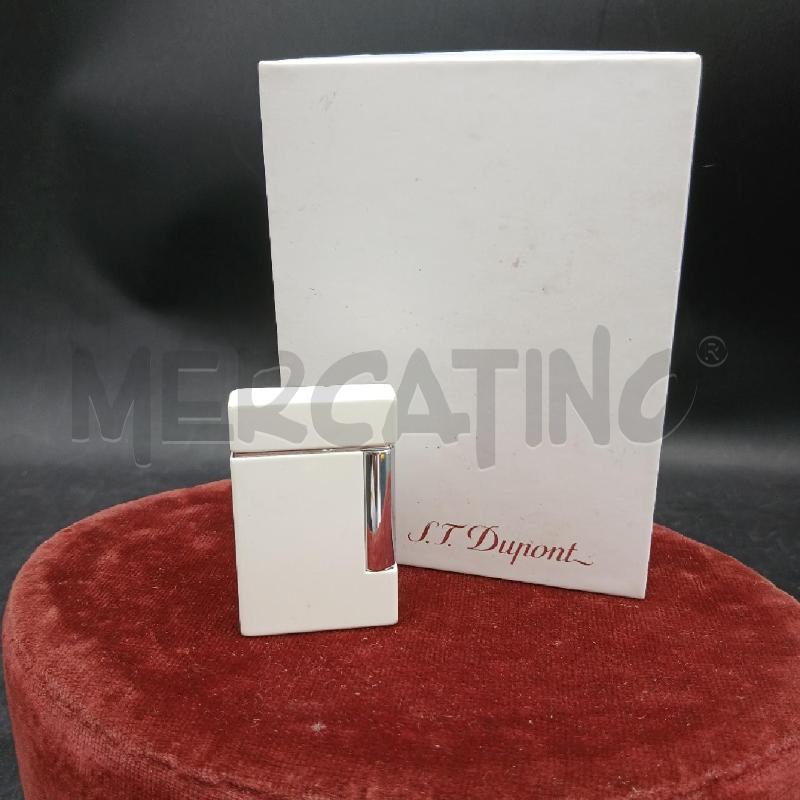 ACCENDINO DUPONT LIGNE 8 WHITE + SCATOLA  | Mercatino dell'Usato Roma garbatella 1