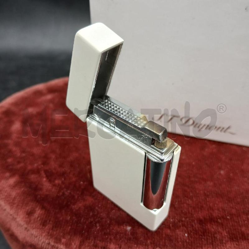 ACCENDINO DUPONT LIGNE 8 WHITE + SCATOLA  | Mercatino dell'Usato Roma garbatella 2