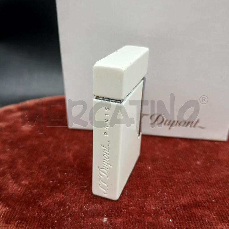 ACCENDINO DUPONT LIGNE 8 WHITE + SCATOLA  | Mercatino dell'Usato Roma garbatella 3