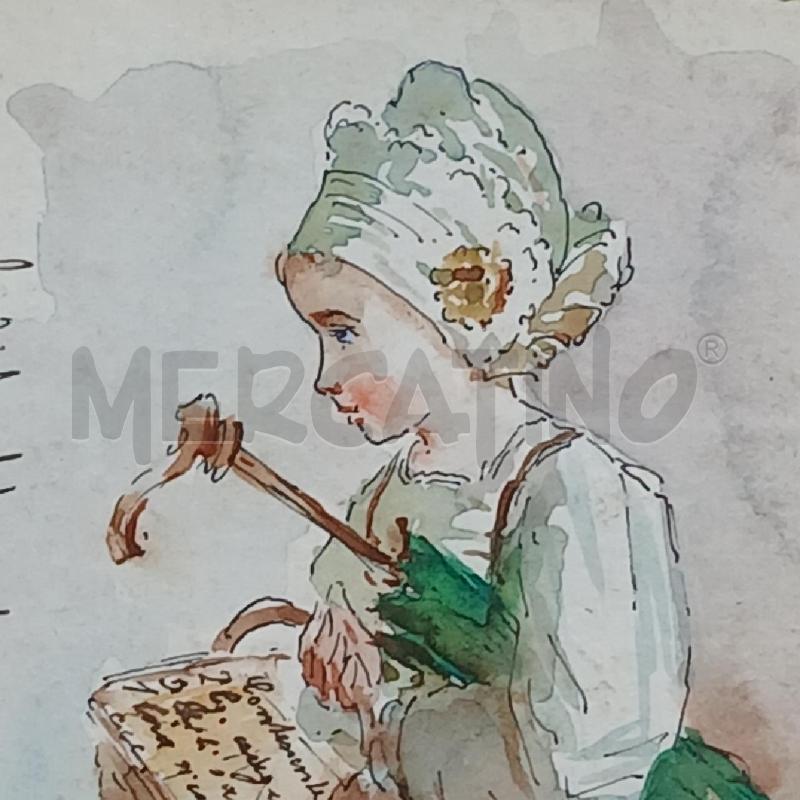 ACQUARELLO OLANDESINA | Mercatino dell'Usato Roma garbatella 3
