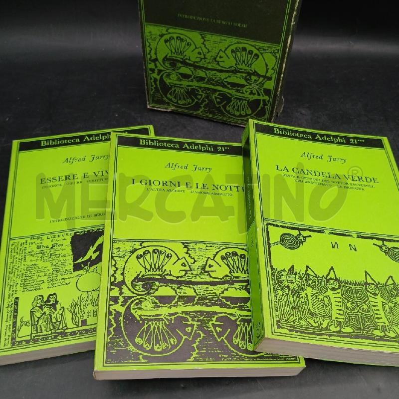 ADELPHI COF OPERE DI ALFRED JARRY TRE VOLUMI | Mercatino dell'Usato Roma garbatella 3