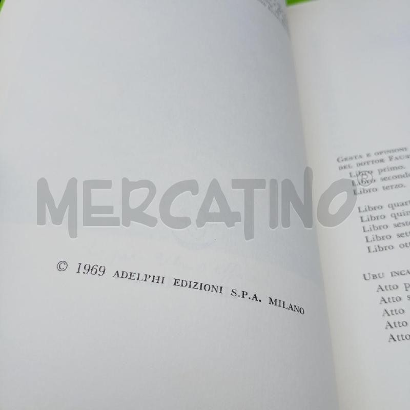 ADELPHI COF OPERE DI ALFRED JARRY TRE VOLUMI | Mercatino dell'Usato Roma garbatella 4