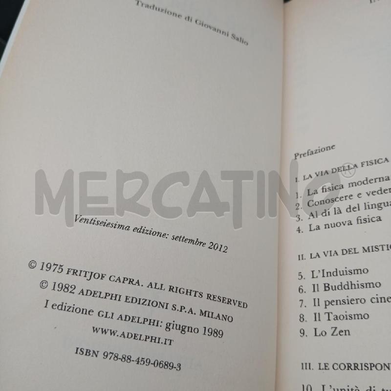 ADELPHI IL TAO DELLA FISICA | Mercatino dell'Usato Roma garbatella 4
