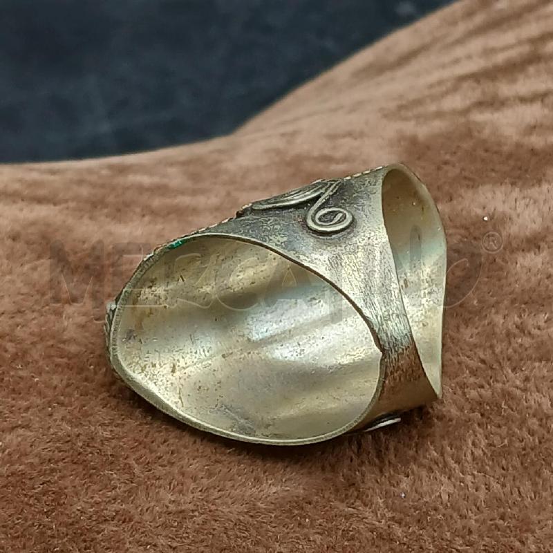 ANELLO ARG* ETNICO DET ROSSO | Mercatino dell'Usato Roma garbatella 4