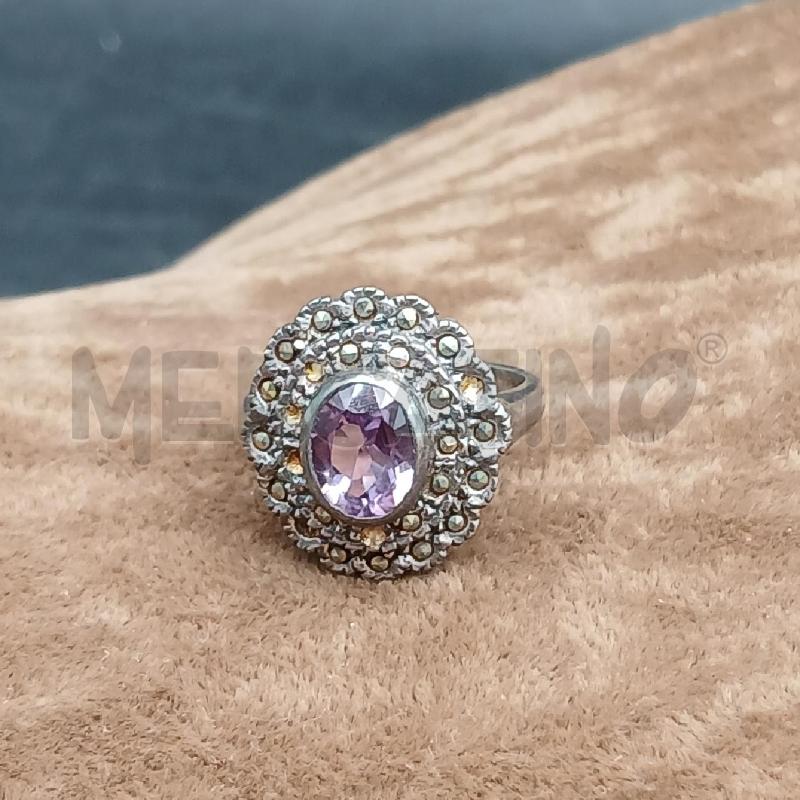 ANELLO ARG* PIETRA LILLA | Mercatino dell'Usato Roma garbatella 1