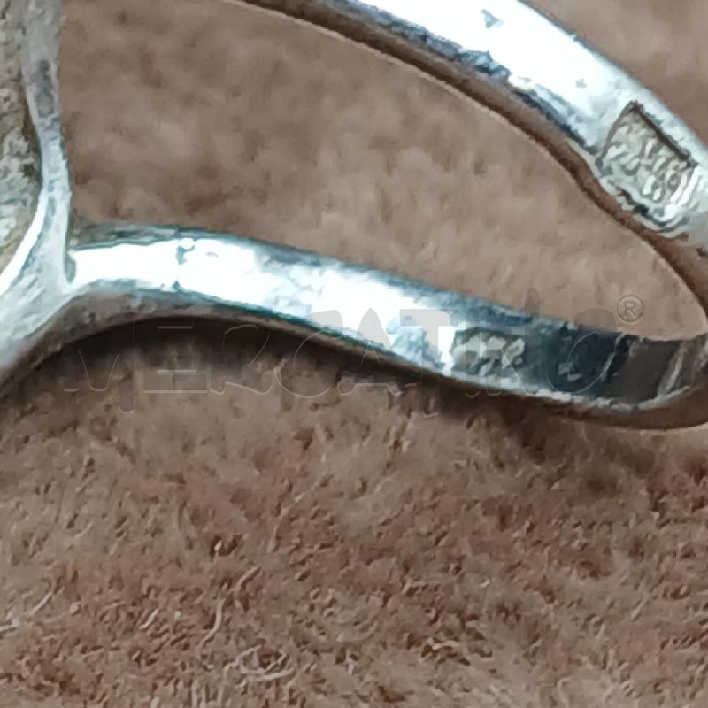 ANELLO ARG* PIETRE MARR | Mercatino dell'Usato Roma garbatella 4