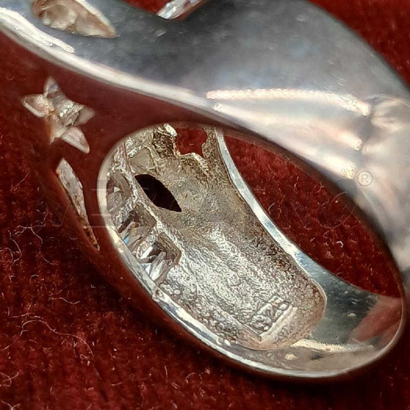 ANELLO ARG 2 FILE STARSS BIANCO  | Mercatino dell'Usato Roma garbatella 4
