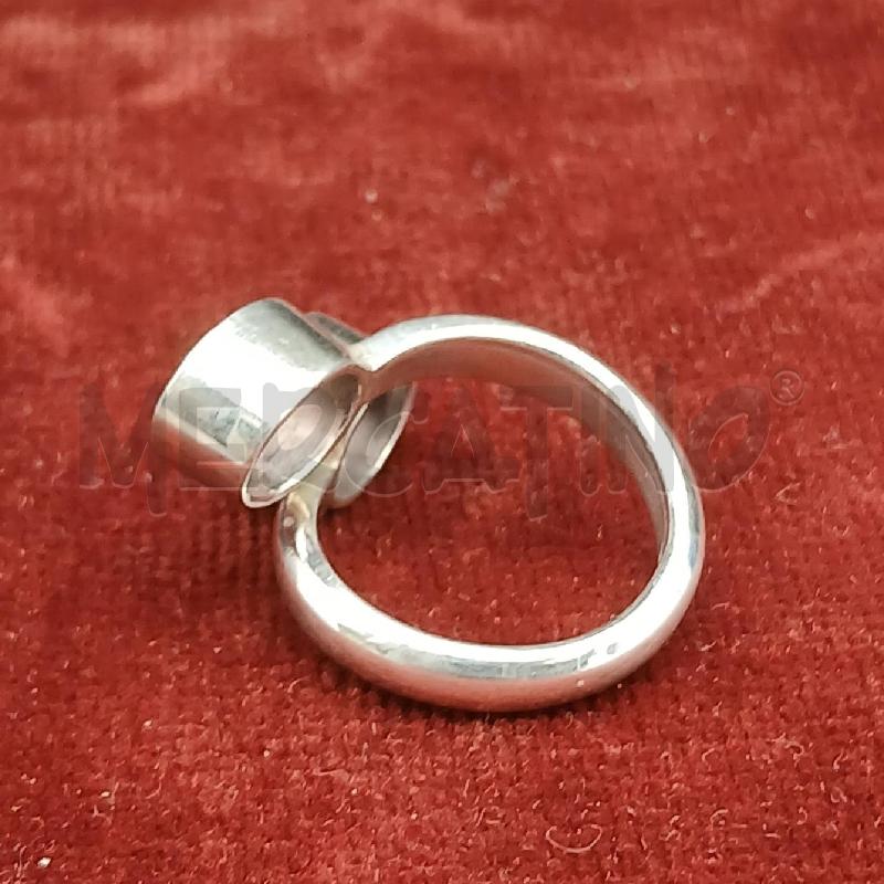 ANELLO ARG 2 PIETRE LILLA | Mercatino dell'Usato Roma garbatella 3