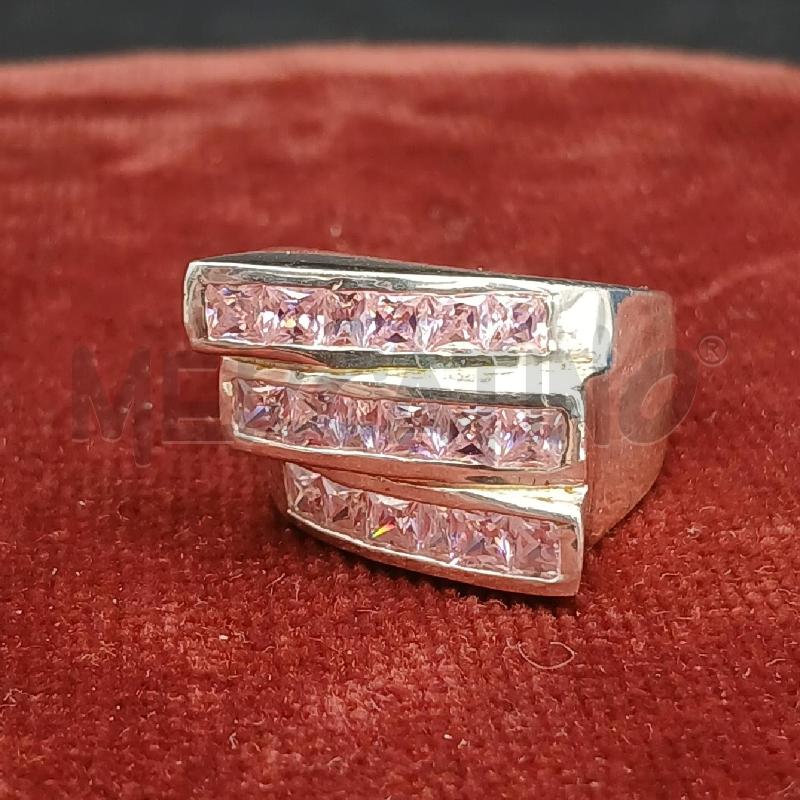 ANELLO ARG 3 FILE STRASS ROSA | Mercatino dell'Usato Roma garbatella 2