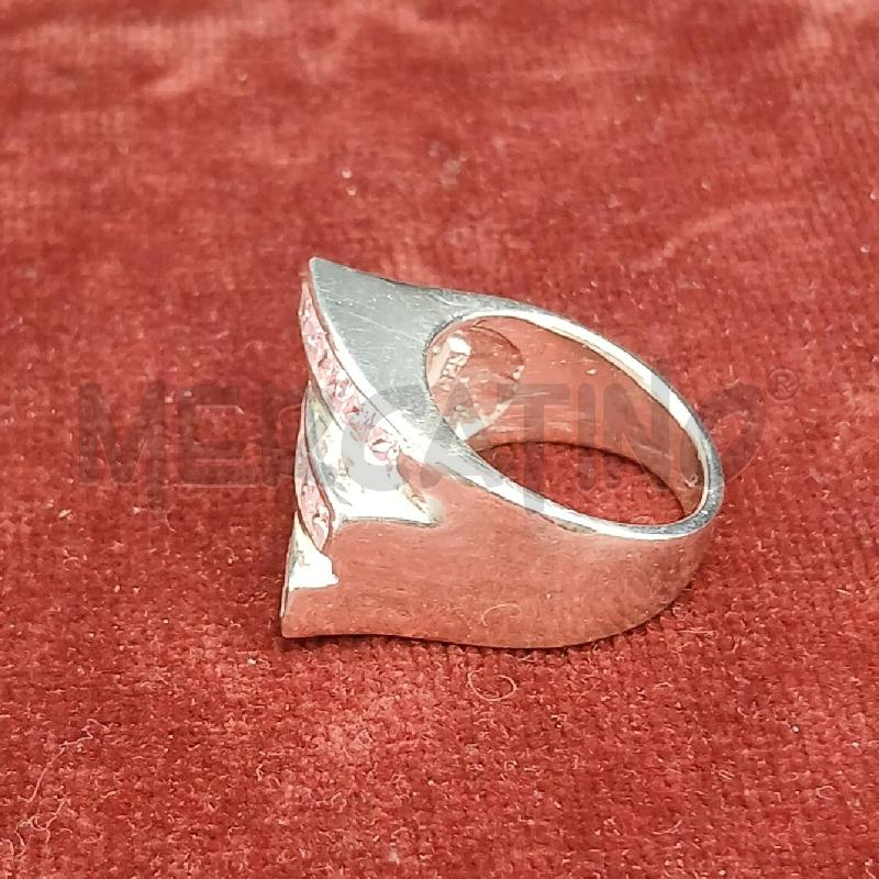 ANELLO ARG 3 FILE STRASS ROSA | Mercatino dell'Usato Roma garbatella 3