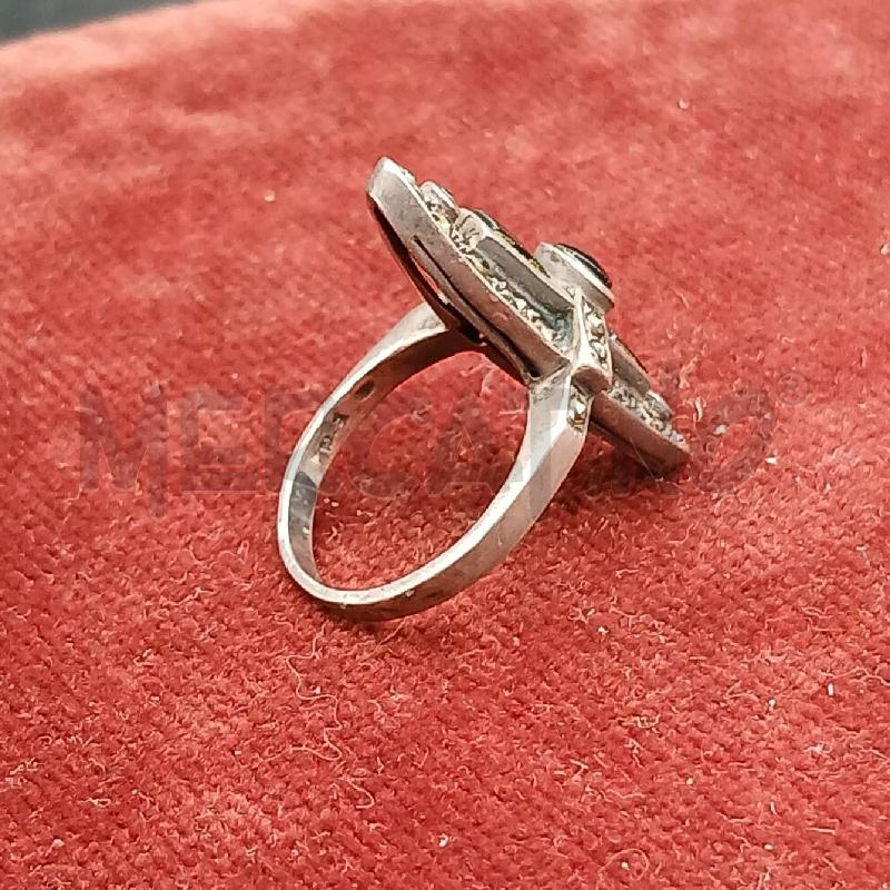 ANELLO ARG BARRETTA NERO   | Mercatino dell'Usato Roma garbatella 2