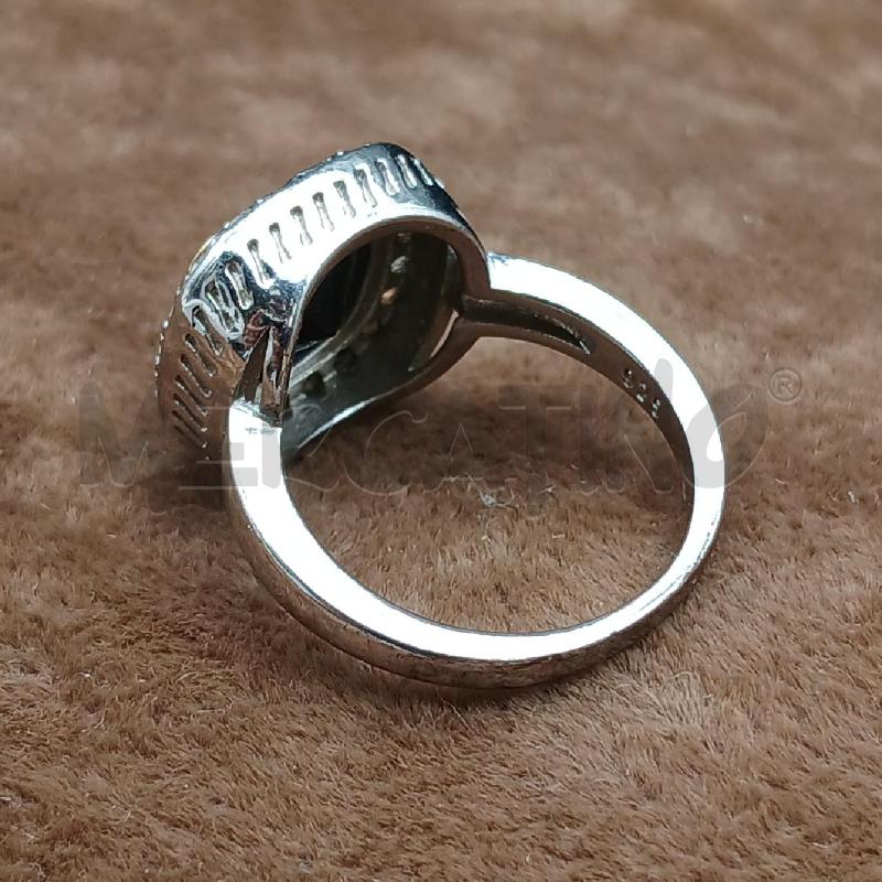 ANELLO ARG CENTRALE PIETRA NERO  | Mercatino dell'Usato Roma garbatella 3