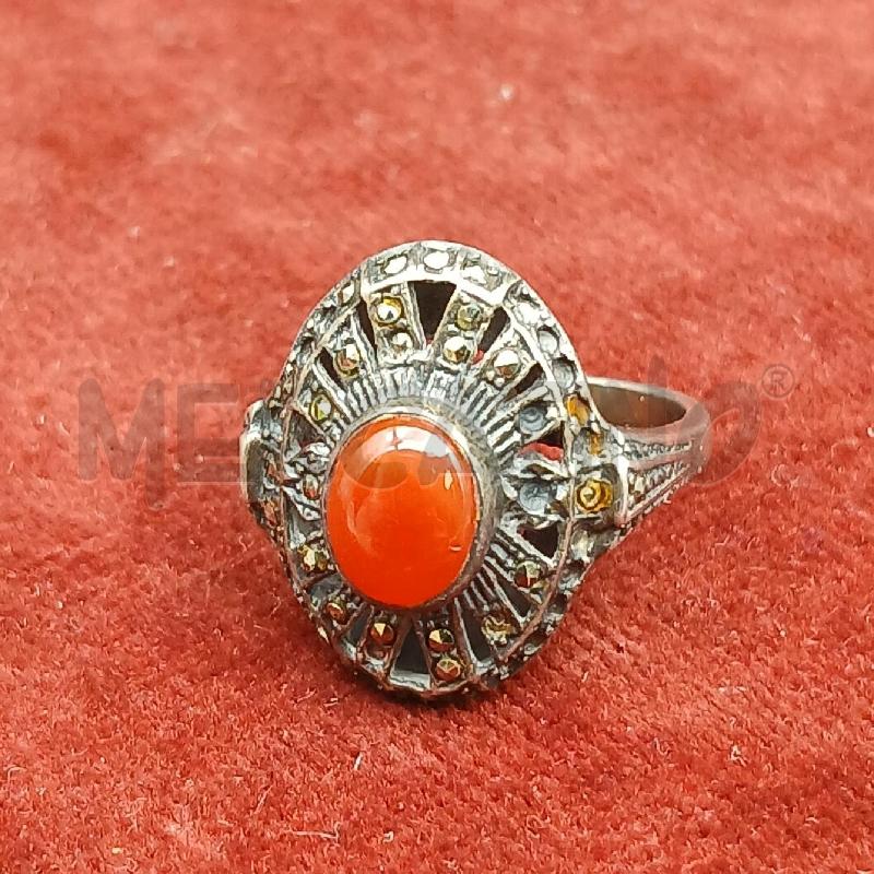ANELLO ARG CENTRALE ROSSO OVALE  | Mercatino dell'Usato Roma garbatella 2