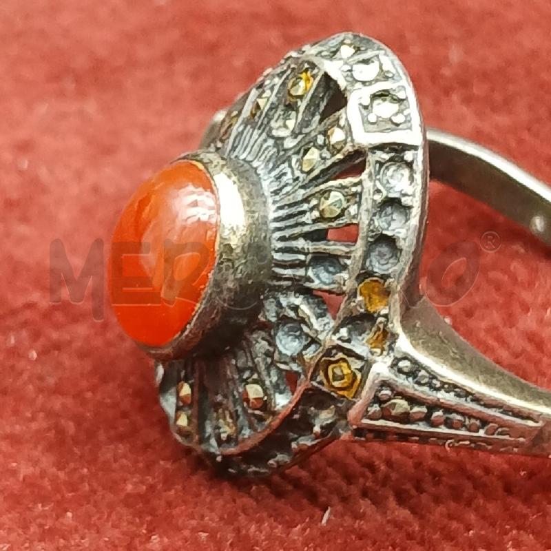 ANELLO ARG CENTRALE ROSSO OVALE  | Mercatino dell'Usato Roma garbatella 3