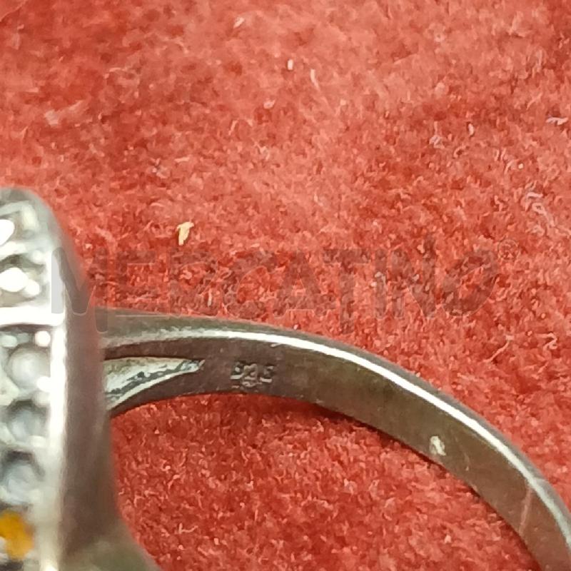 ANELLO ARG CENTRALE ROSSO OVALE  | Mercatino dell'Usato Roma garbatella 4