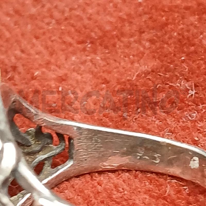 ANELLO ARG FOGLIE CENTRALE SFUMATO  | Mercatino dell'Usato Roma garbatella 4