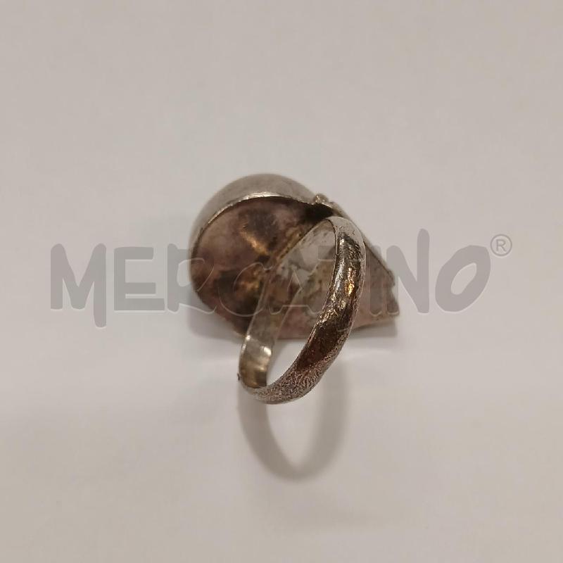 ANELLO ARG PIETRA GOCCIA BLU | Mercatino dell'Usato Roma garbatella 2