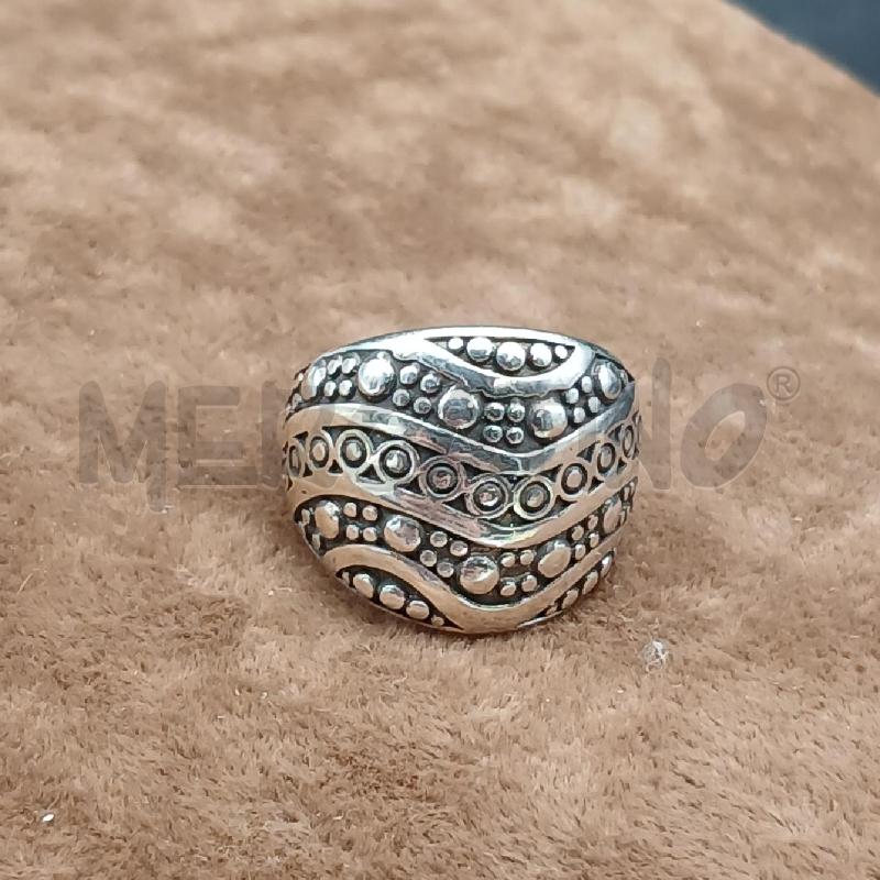 ANELLO ARG PUNTINATO  | Mercatino dell'Usato Roma garbatella 1