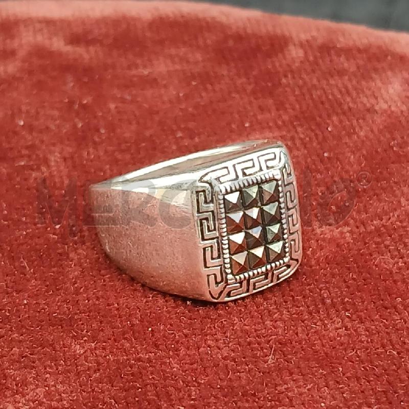 ANELLO ARG SIGILLO CENTRALE QUADRATO  | Mercatino dell'Usato Roma garbatella 1