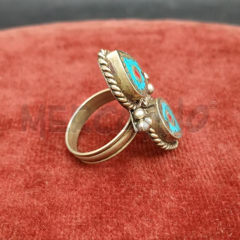 ANELLO DONNA ARG AZZ  | Mercatino dell'Usato Roma garbatella 3