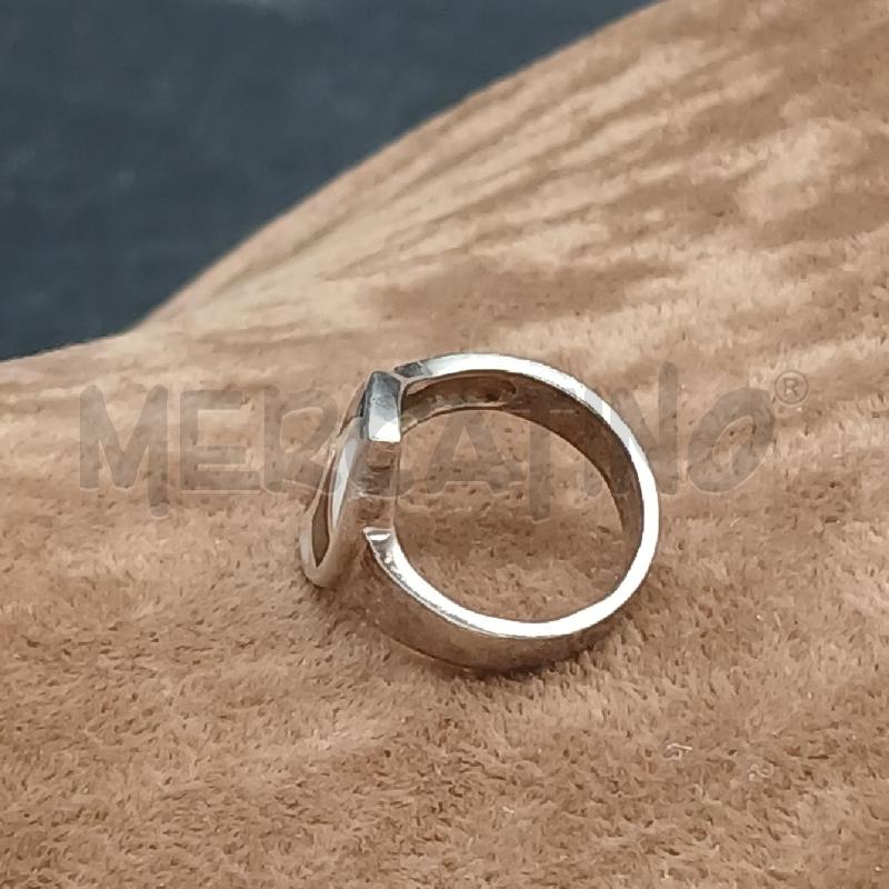 ANELLO DONNA ARG BIA E NERO  | Mercatino dell'Usato Roma garbatella 3