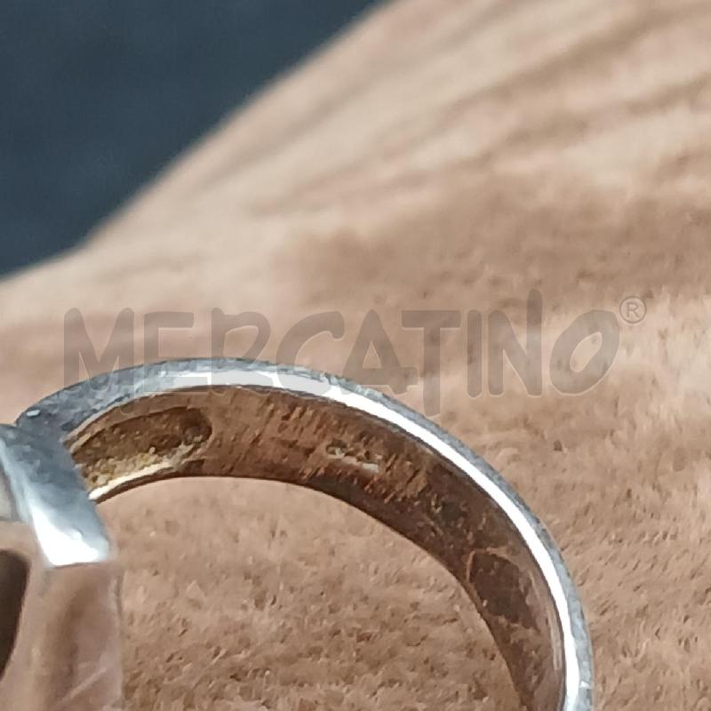 ANELLO DONNA ARG BIA E NERO  | Mercatino dell'Usato Roma garbatella 4