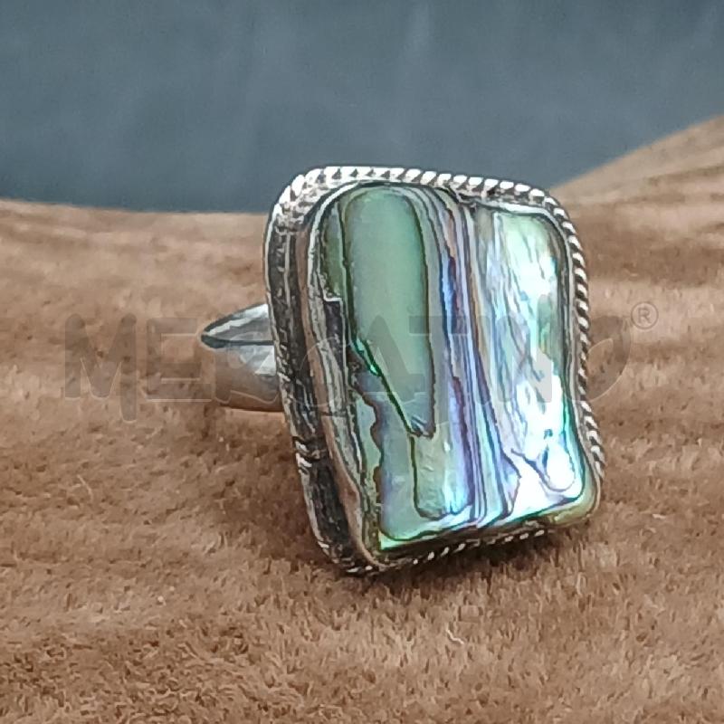 ANELLO DONNA ARG DET PIETRA GRIGIA | Mercatino dell'Usato Roma garbatella 1