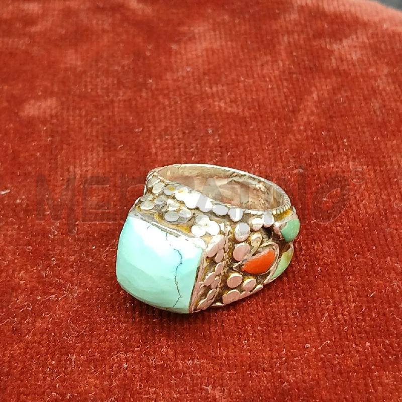 ANELLO DONNA ARG PIETRA AZZ | Mercatino dell'Usato Roma garbatella 2