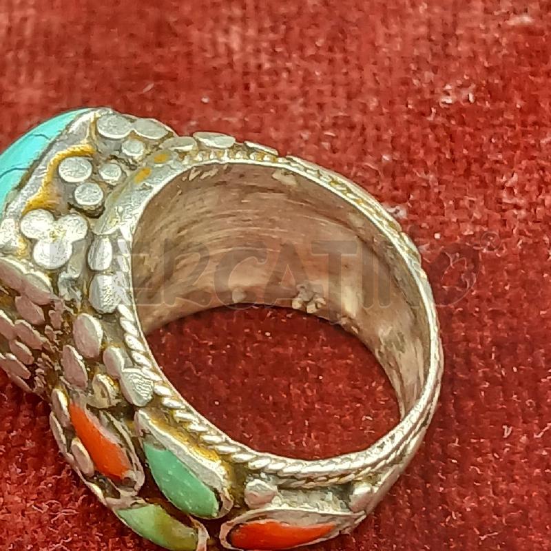 ANELLO DONNA ARG PIETRA AZZ | Mercatino dell'Usato Roma garbatella 4