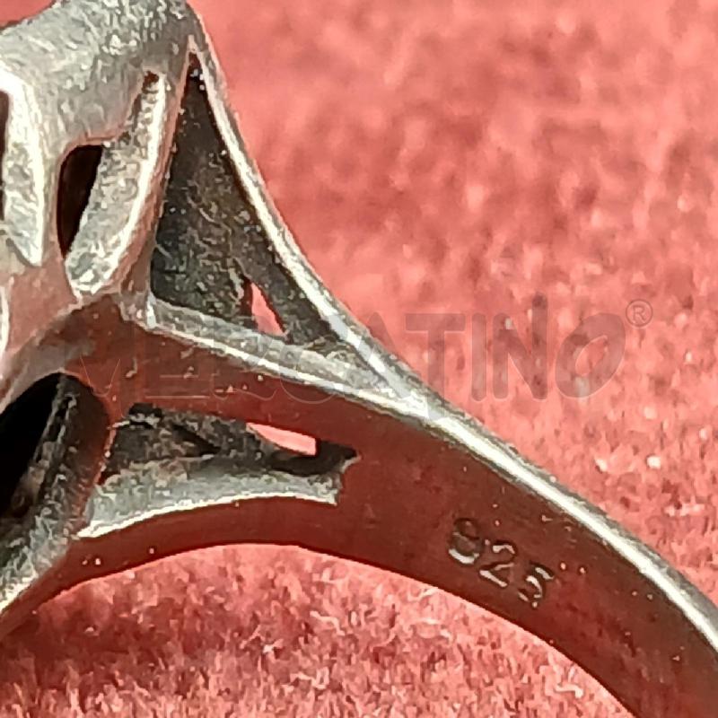 ANELLO DONNA ARG PIETRA GRIGIA | Mercatino dell'Usato Roma garbatella 4