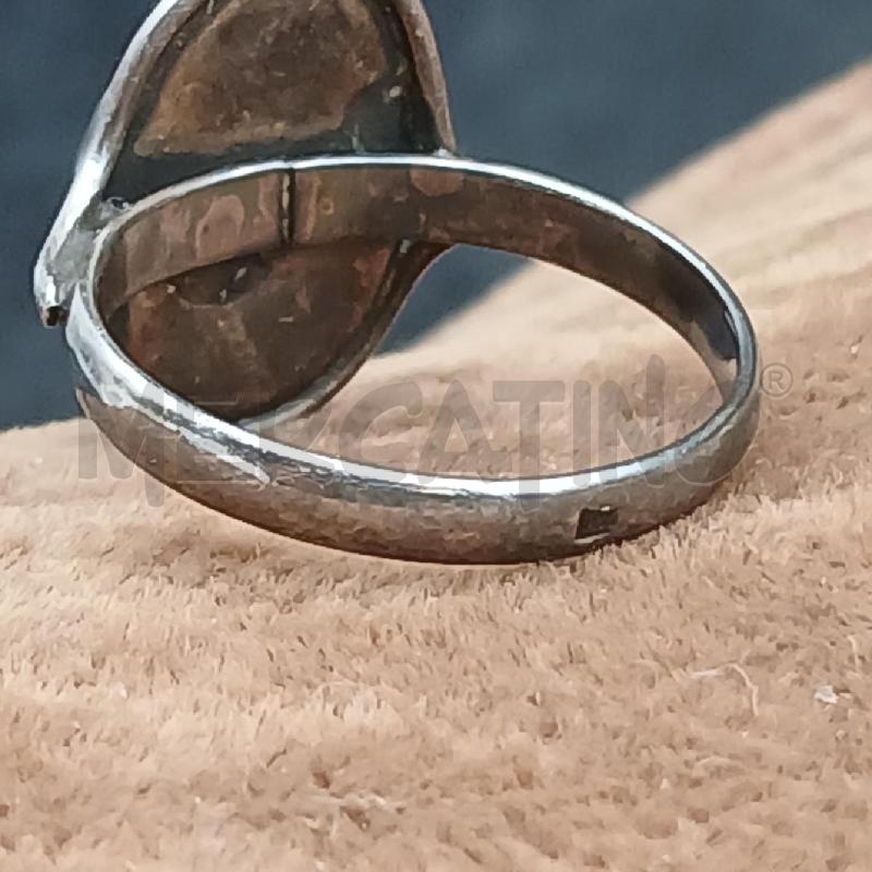 ANELLO DONNA ARG PIETRA MARRONE1 | Mercatino dell'Usato Roma garbatella 3