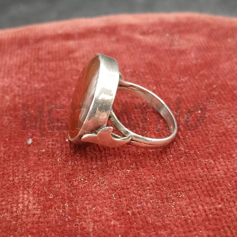 ANELLO DONNA ARG PIETRA MARR ROT | Mercatino dell'Usato Roma garbatella 2