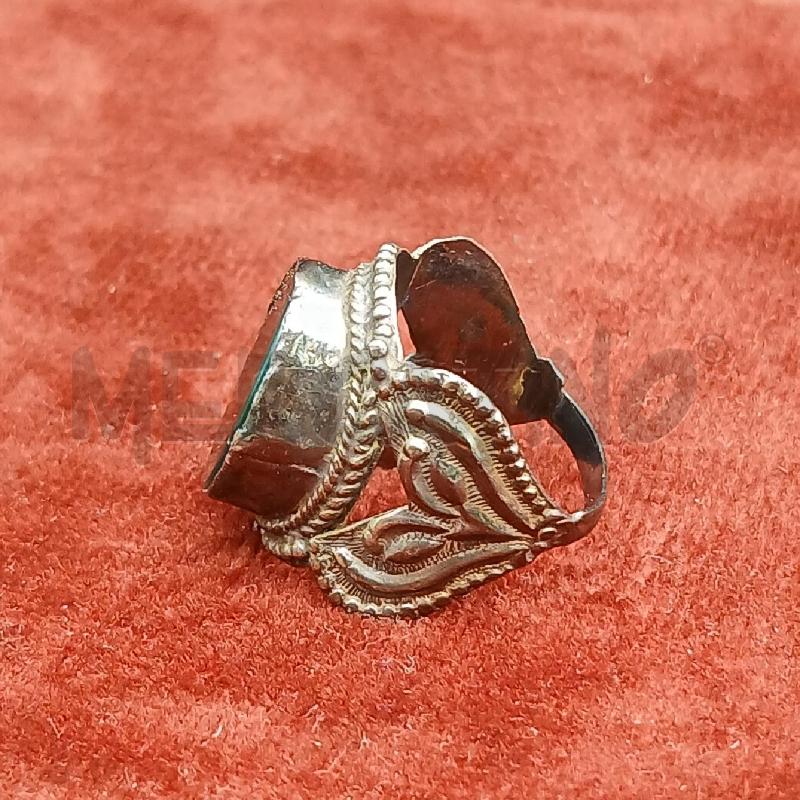 ANELLO DONNA ARG PIETRA VERDE  | Mercatino dell'Usato Roma garbatella 3