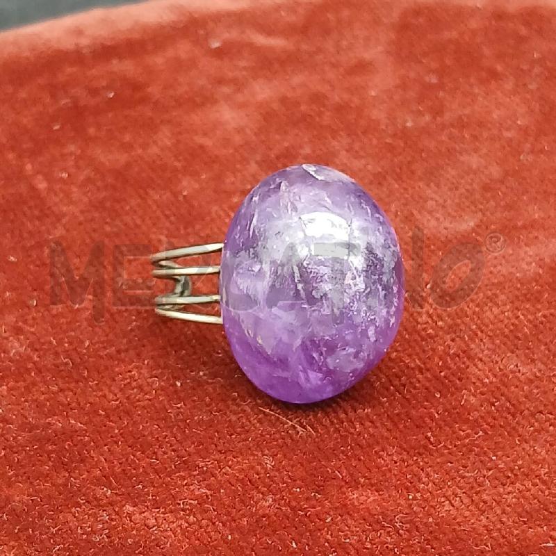ANELLO DONNA ARG PIETRA VIOLA | Mercatino dell'Usato Roma garbatella 1