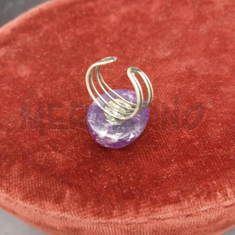 ANELLO DONNA ARG PIETRA VIOLA | Mercatino dell'Usato Roma garbatella 2