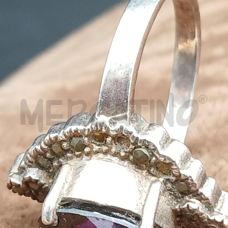 ANELLO DONNA ARG PIETRA VIOLA  | Mercatino dell'Usato Roma garbatella 3
