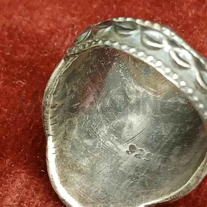 ANELLO DONNA ARG PIETRE VERDE E BLU | Mercatino dell'Usato Roma garbatella 4