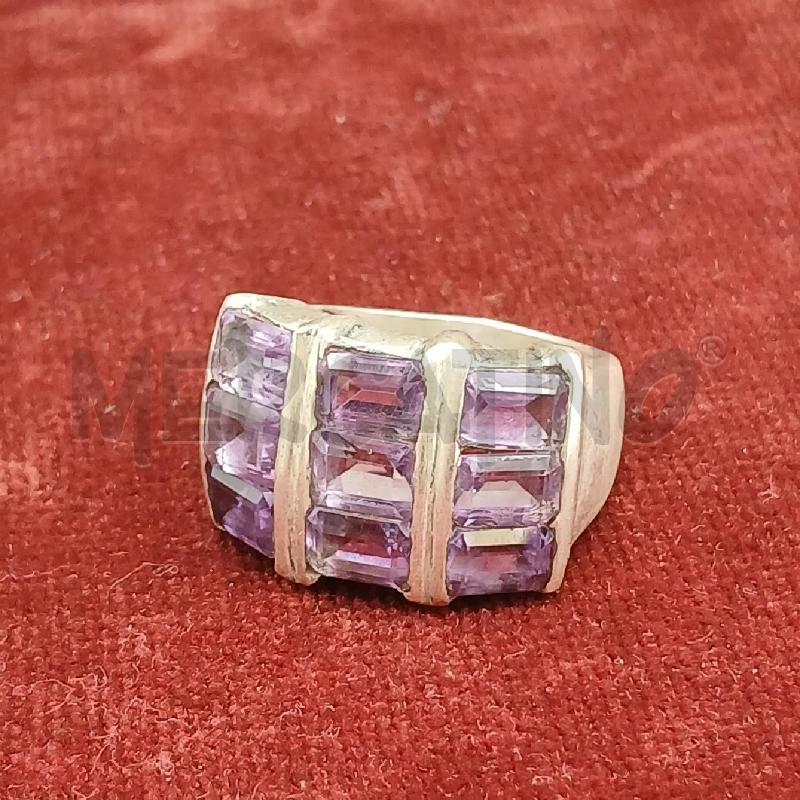 ANELLO DONNA ARG PIETRE VIOLA | Mercatino dell'Usato Roma garbatella 2