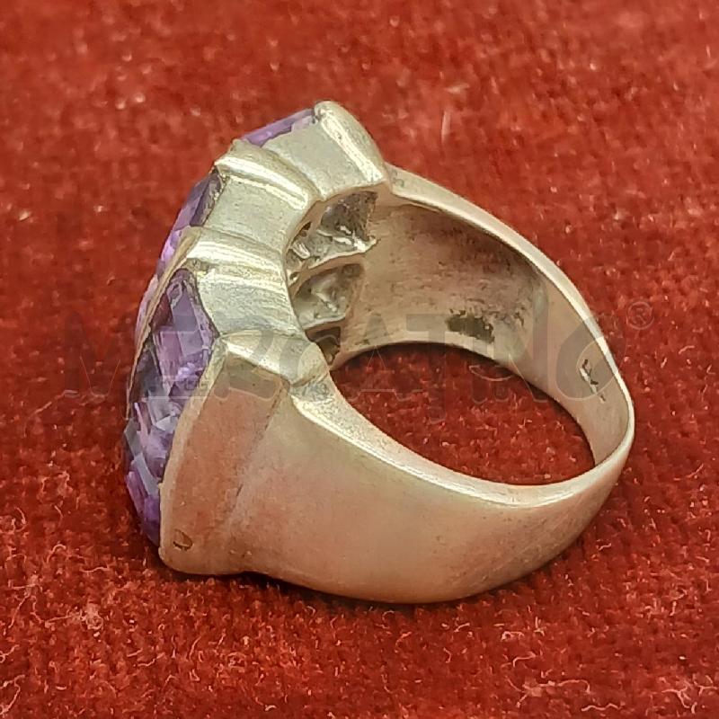 ANELLO DONNA ARG PIETRE VIOLA | Mercatino dell'Usato Roma garbatella 3